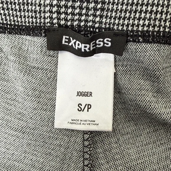 Express Gray Plaid Women’s Dressy Joggers - Picture 2 of 4
